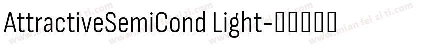AttractiveSemiCond Light字体转换